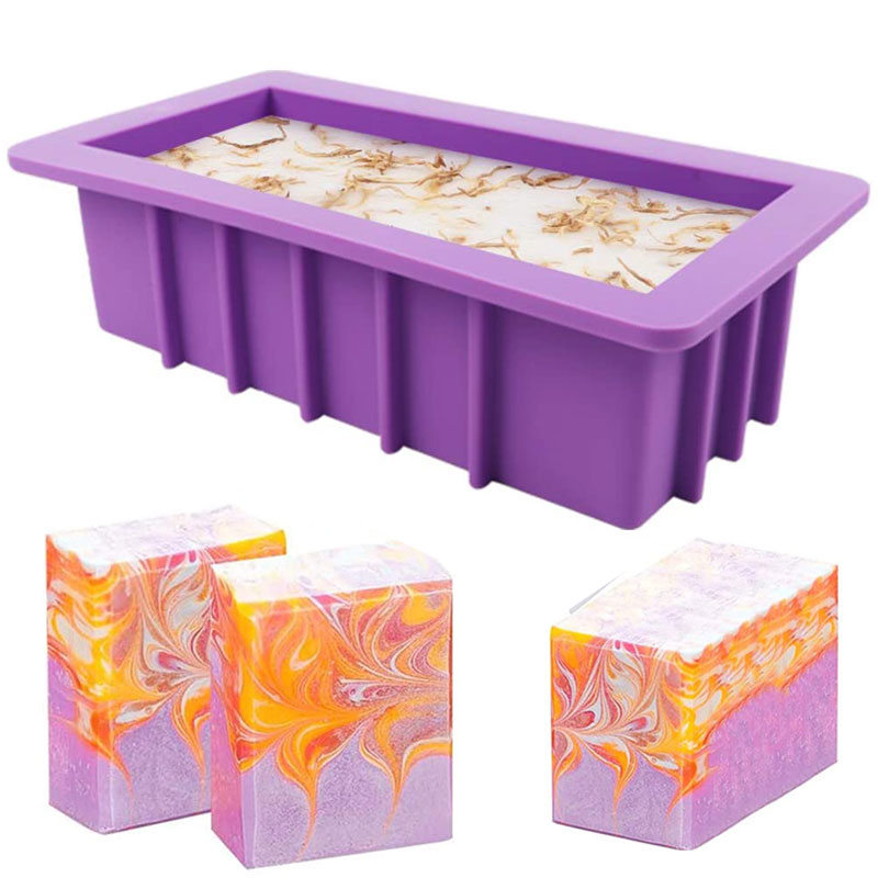 Soap Making Kit For Beginners - 1100ML Silicone Soap Mold Easy Removal