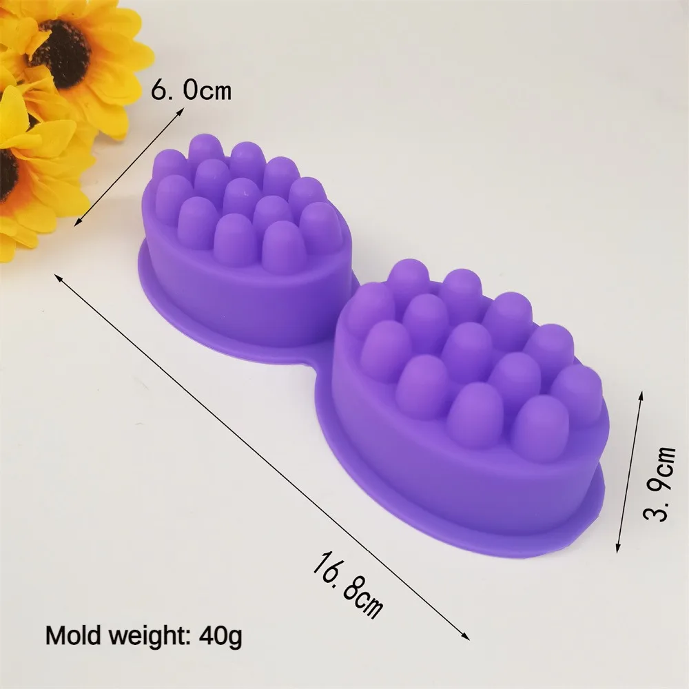 2 Hole Silicone Soap Mold Oval - Soap Making Kit For Beginners recension och pris