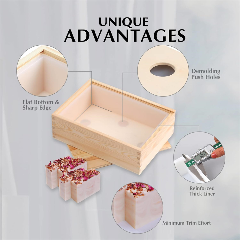 Large Soap Molds Rectangle Sil - Soap Making Instructions recension och pris