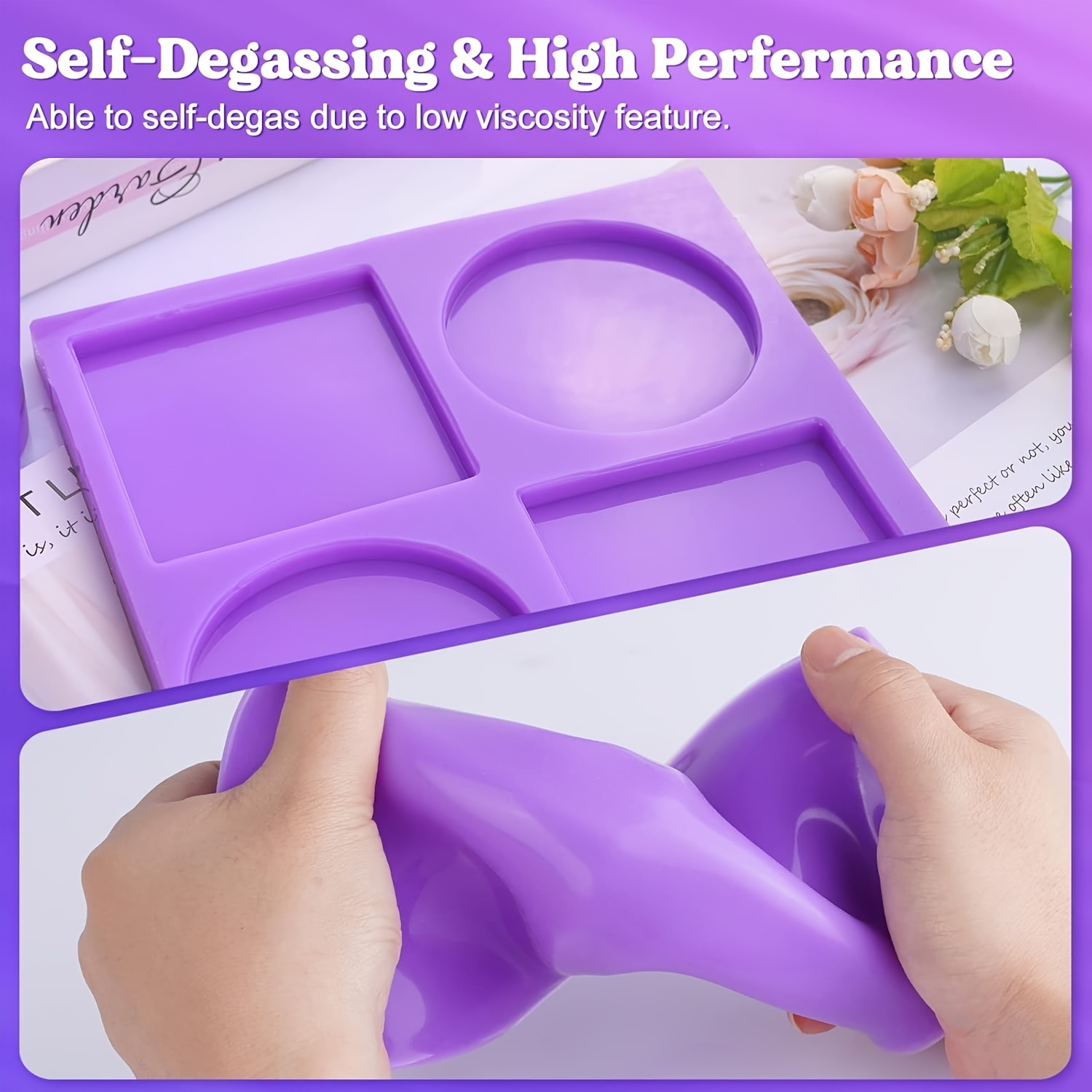Purple Liquid Silicone Rubber  - Soap Making Kit For Beginners recension och pris