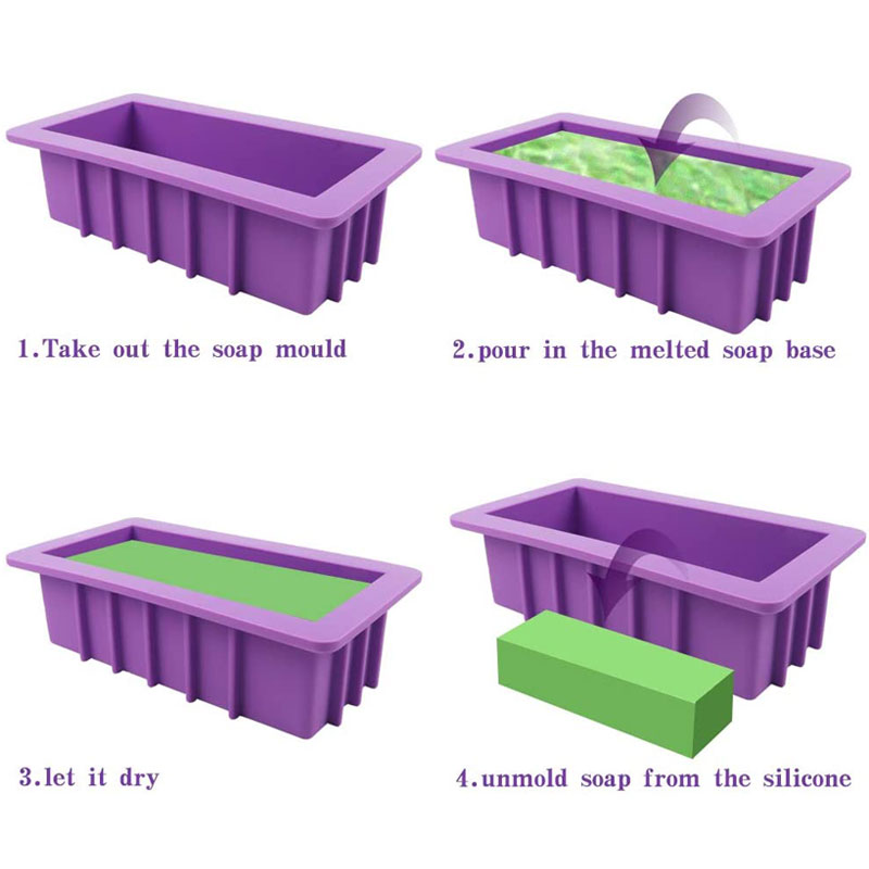 1100ML Silicone Soap Mold Easy - Soap Making Kit For Beginners recension och pris