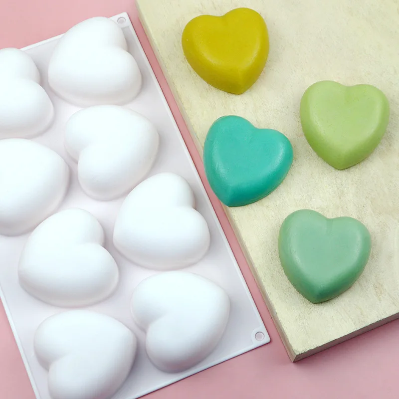Love Heart Silicone Soap Mold  - Soap Making Instructions recension och pris