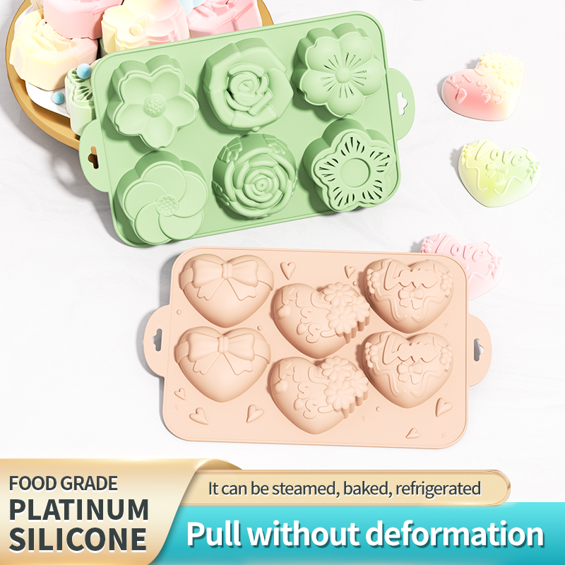 Silicone Soap Mold,Heart Flowe - Soap Making Instructions recension och pris