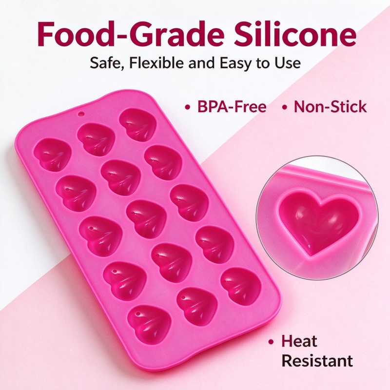 3D Love Heart Silicone Mold Fo - Soap Making Ins recension och pris