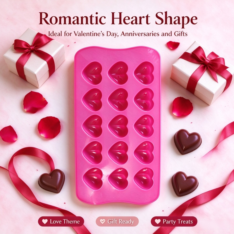 3D Love Heart Silicone Mold Fo - Soap Making Ins recension och pris
